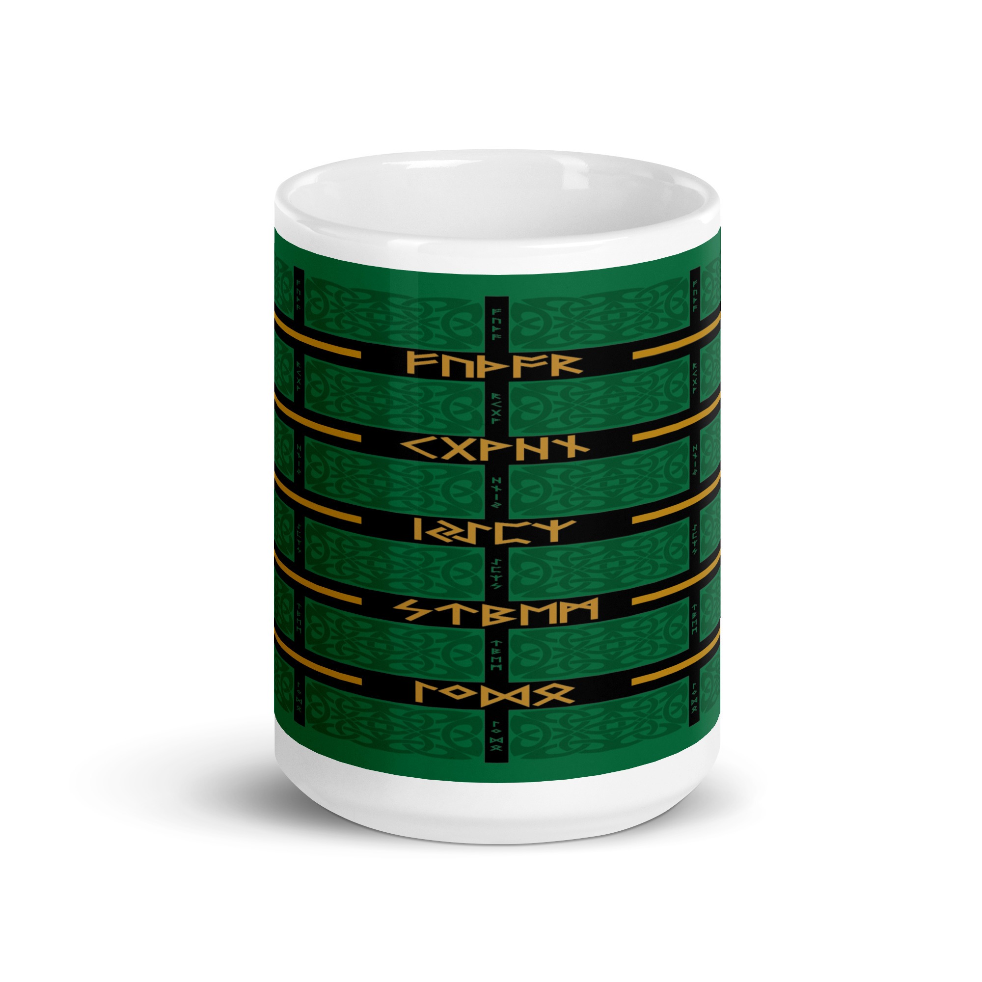 Celtic Runes 1 Coffee Mug by Wayuką́