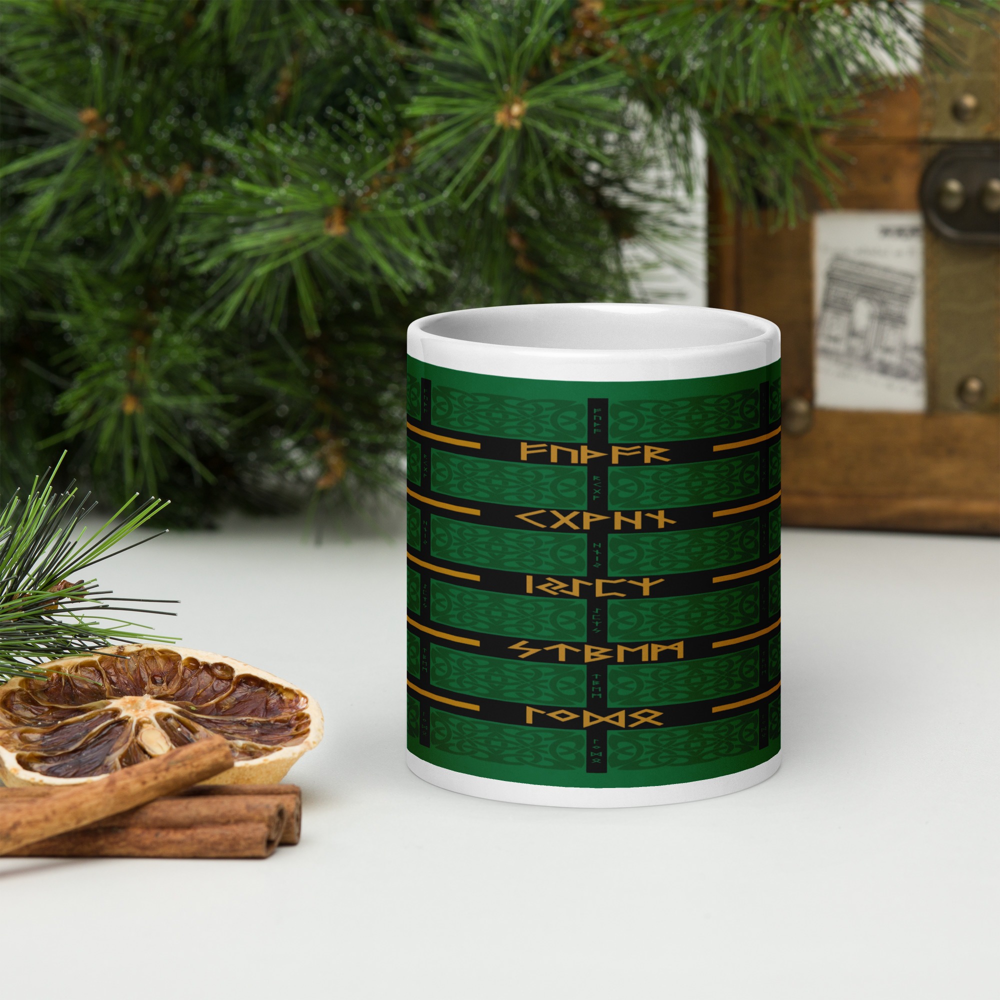 Celtic Runes 1 Coffee Mug by Wayuką́