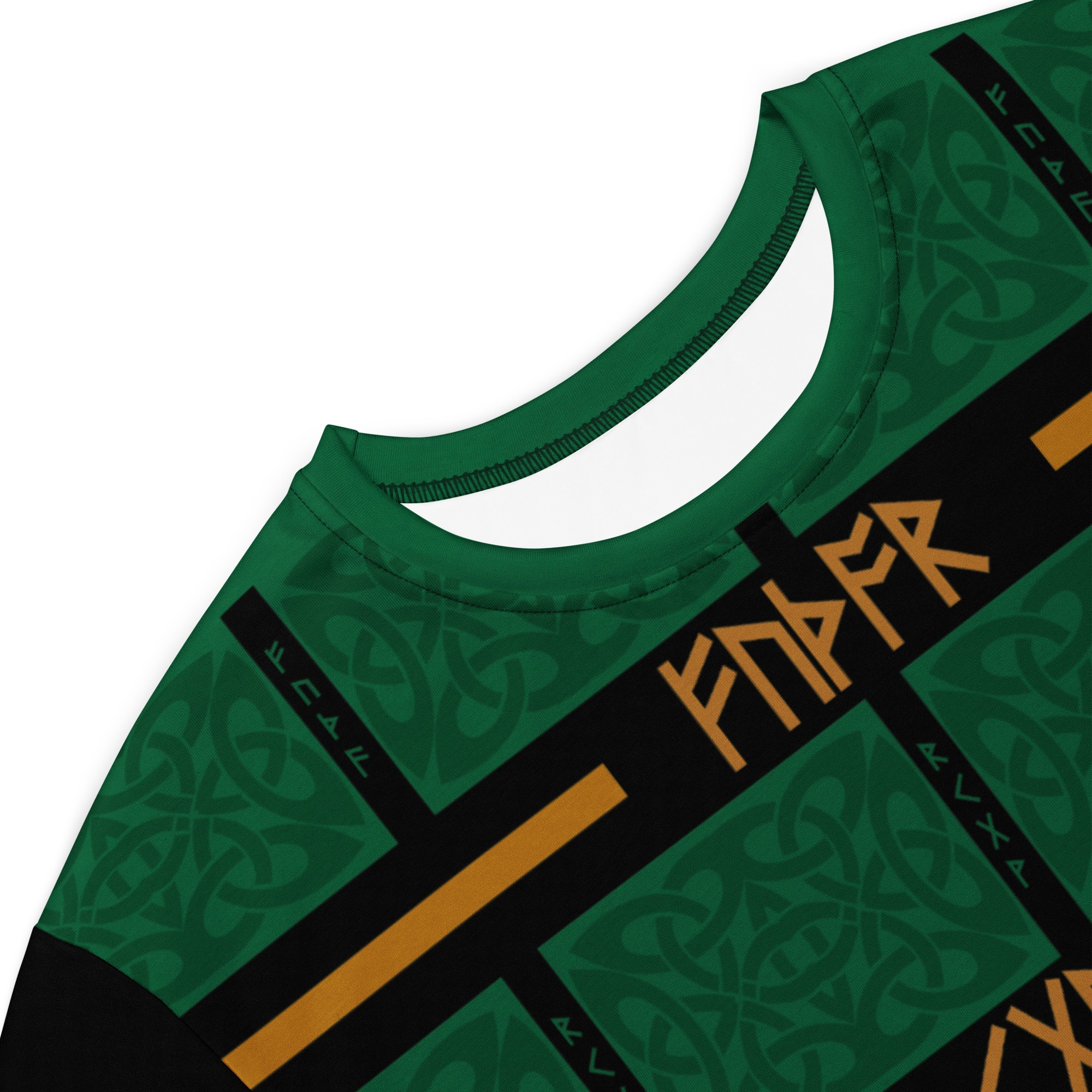 Celtic Runes 1 T-shirt Dress by Wayuką́