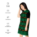 Celtic Runes 1 T-shirt Dress by Wayuką́
