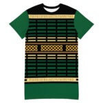 Celtic Runes 2 T-shirt Dress by Wayuką́