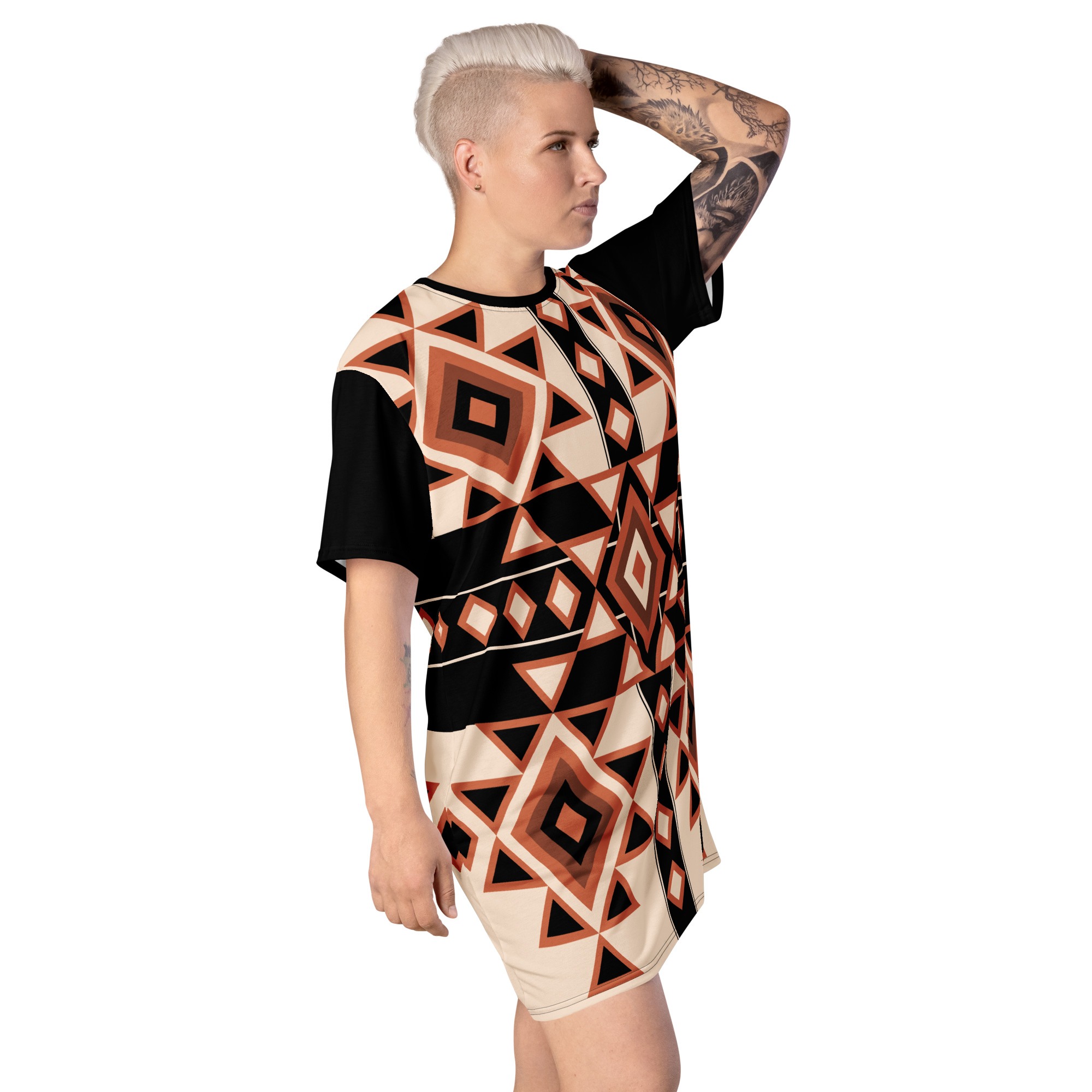 Connection T-shirt Dress by Wayuką́