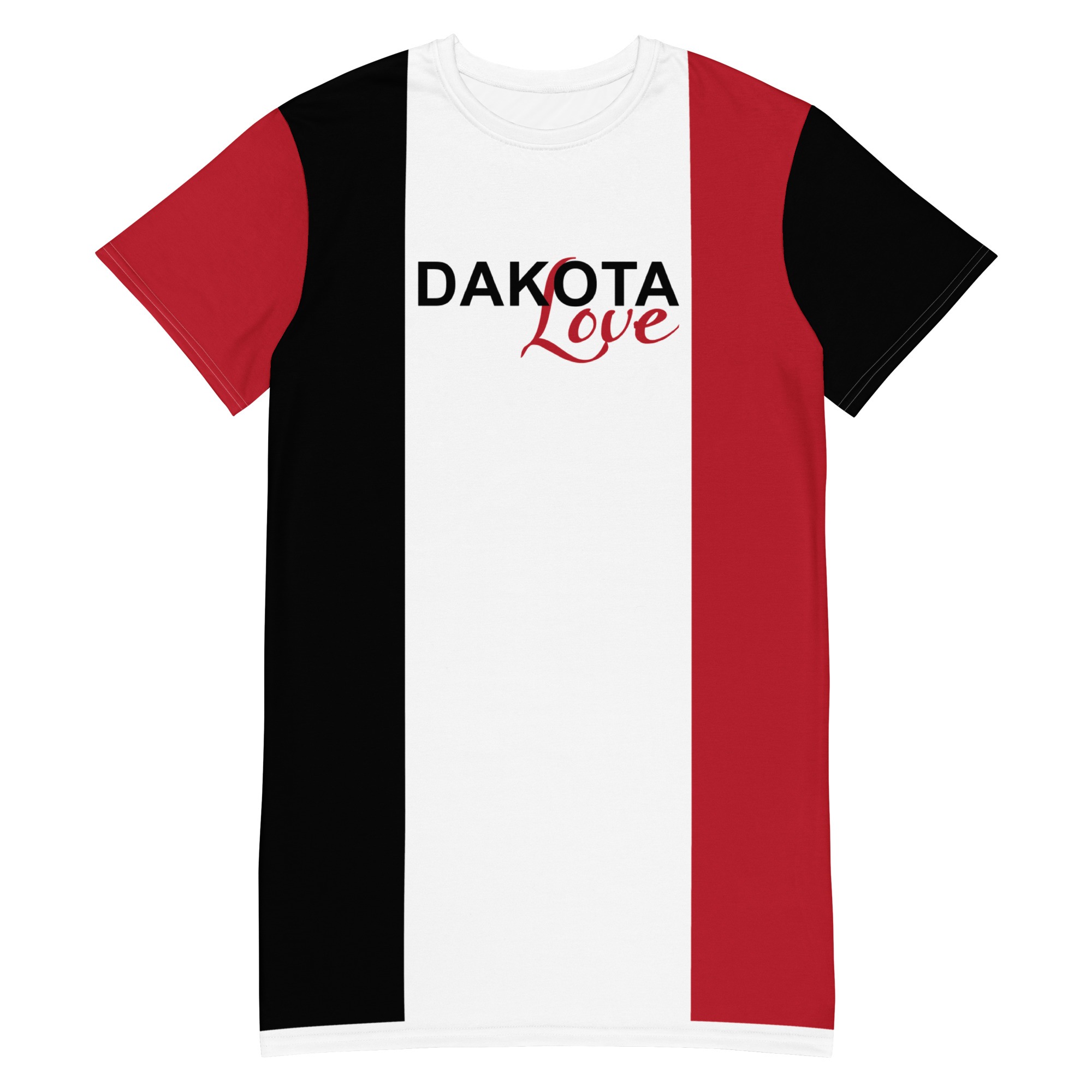 Dakota Love T-shirt Dress by Wayuką́
