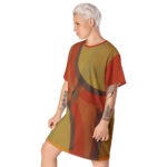 Dissolution T-shirt Dress by Wayuką́