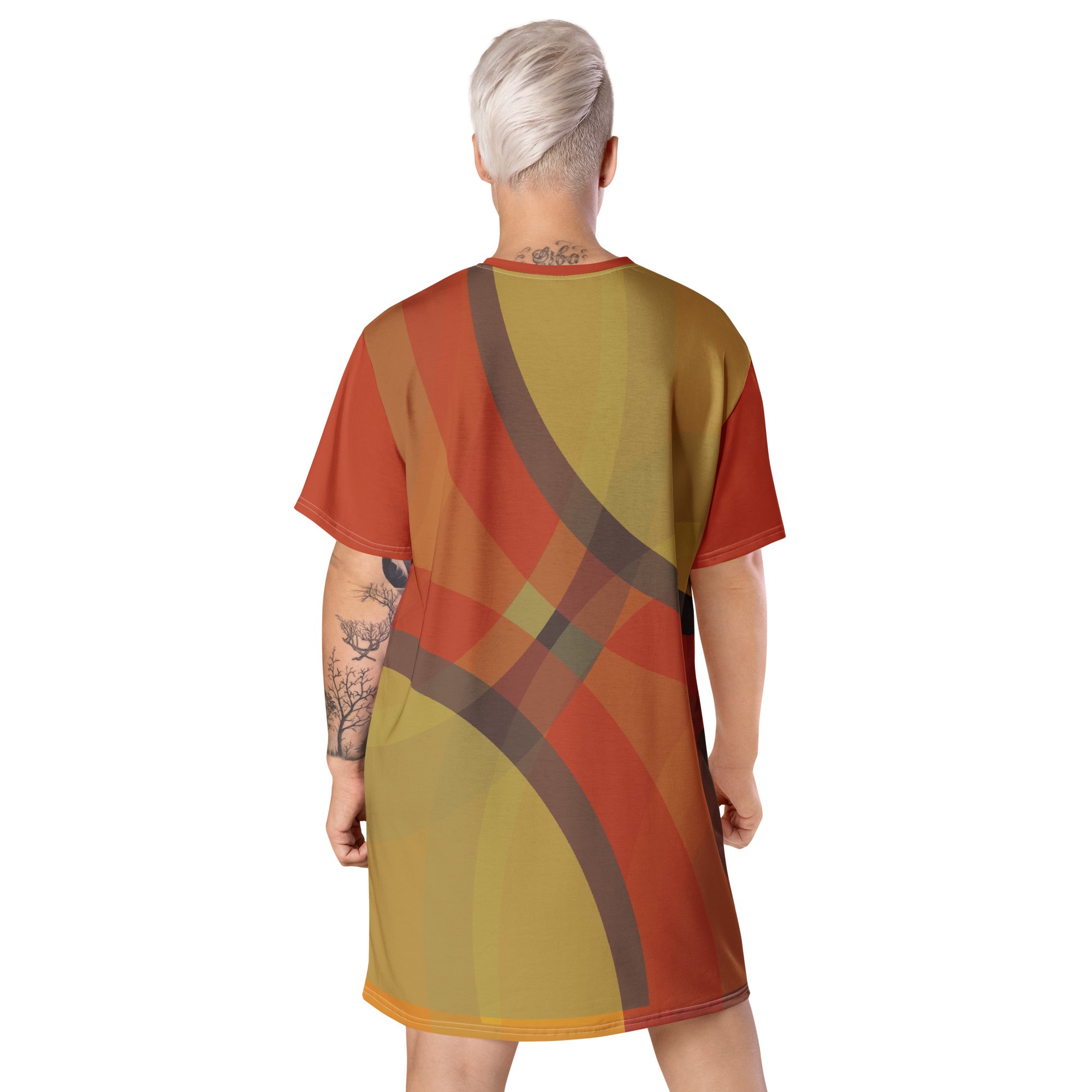 Dissolution T-shirt Dress by Wayuką́