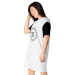 Eastern Woodlands Indians We're Still Here White T-shirt Dress by Wayuką́