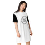 Eastern Woodlands Indians We're Still Here White T-shirt Dress by Wayuką́