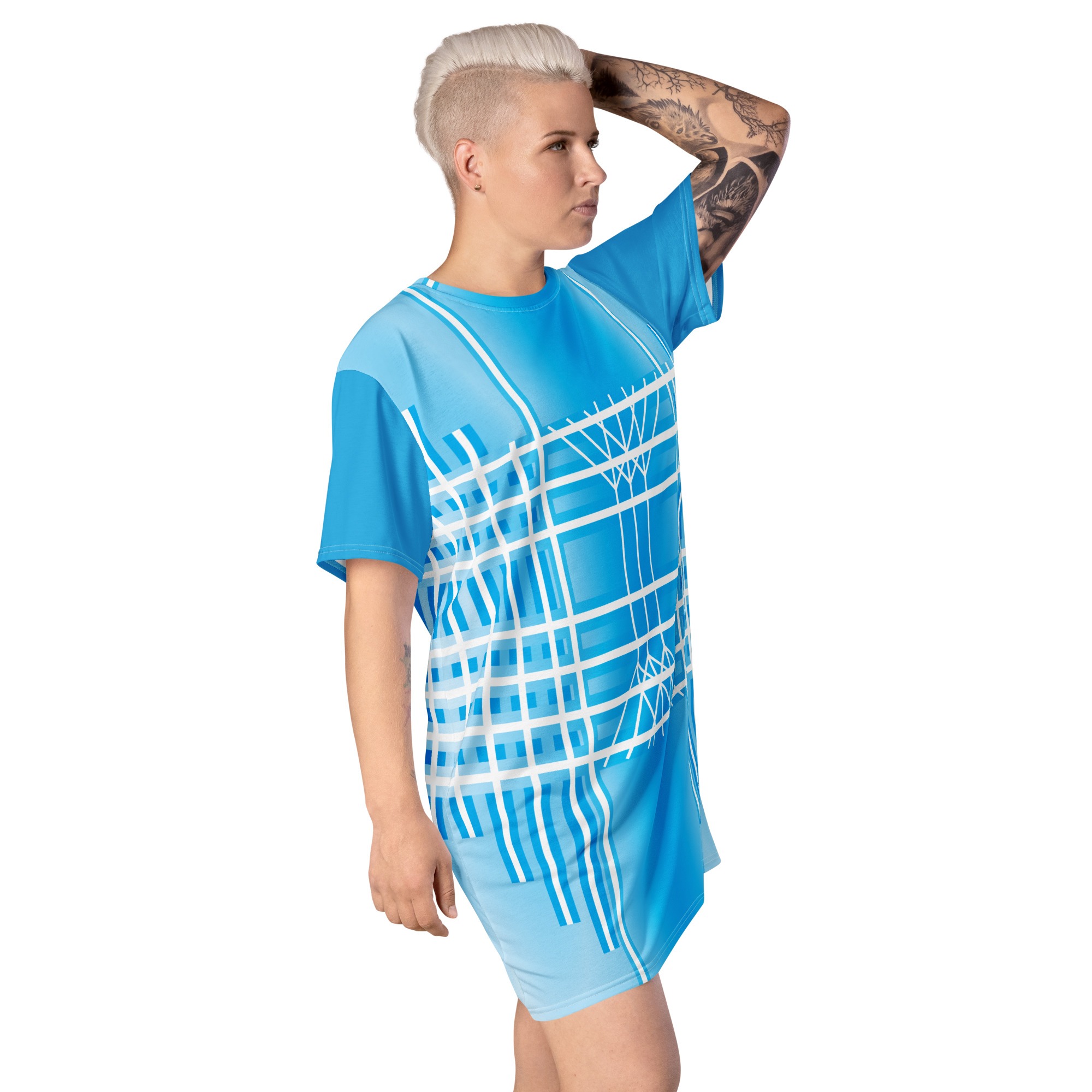 Frost T-shirt Dress by Wayuką́