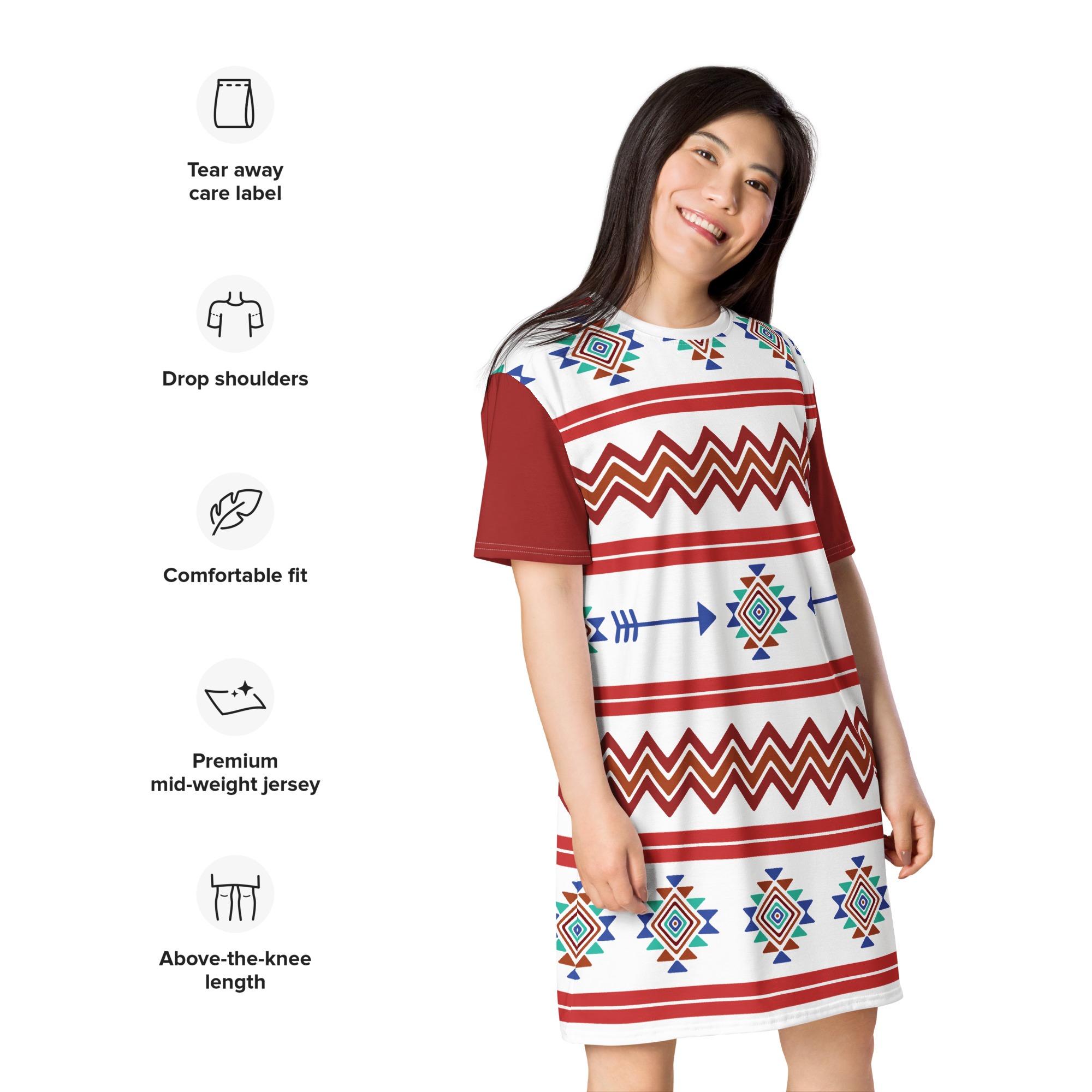 Heritage T-shirt Dress by Wayuką́
