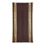 Eihwaz Brown Grunge Neck Gaiter by Wayuką́