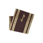 Eihwaz Brown Grunge Neck Gaiter by Wayuką́