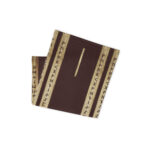 Isa Brown Grunge Neck Gaiter by Wayuką́