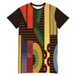 Perspective T-shirt Dress by Wayuką́