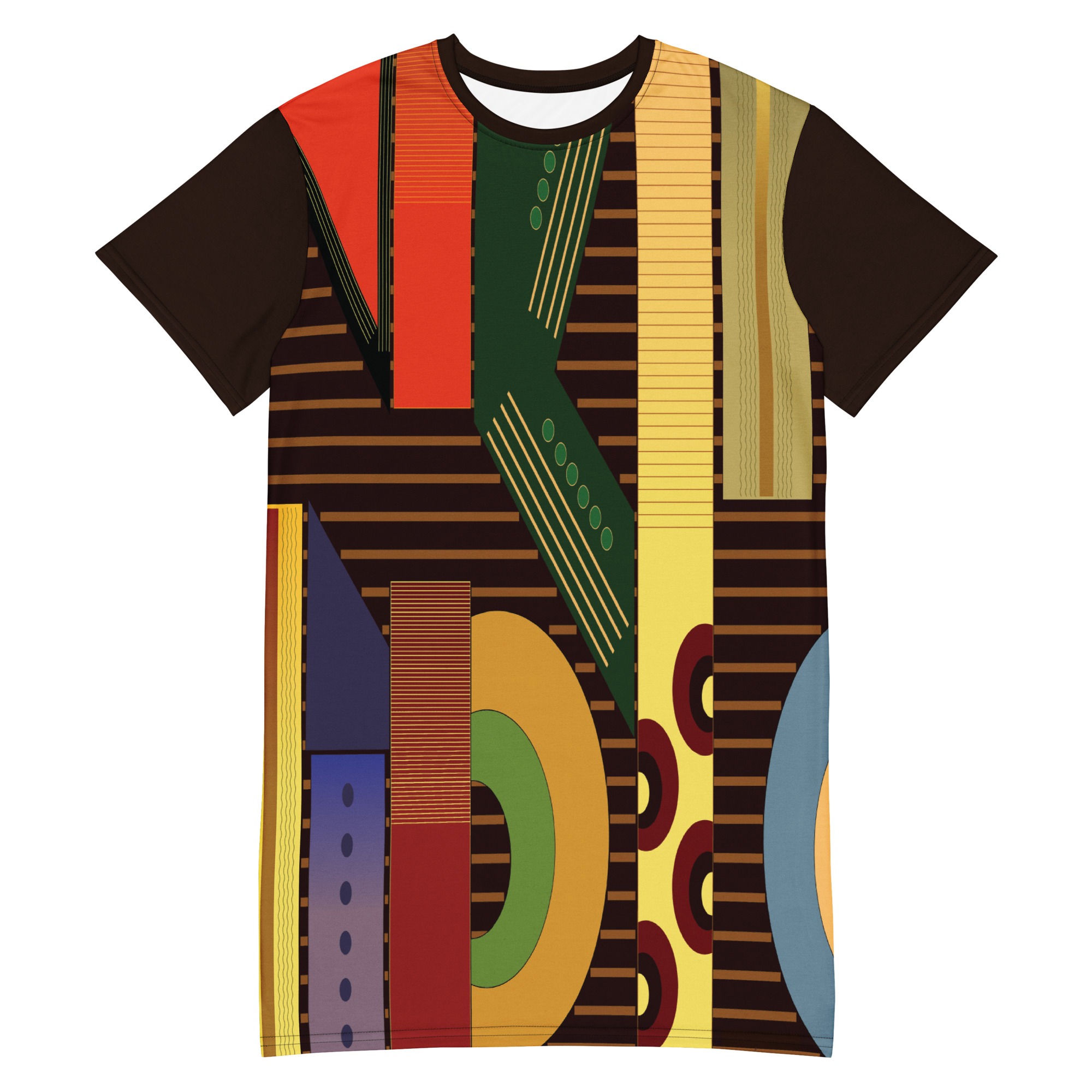 Perspective T-shirt Dress by Wayuką́