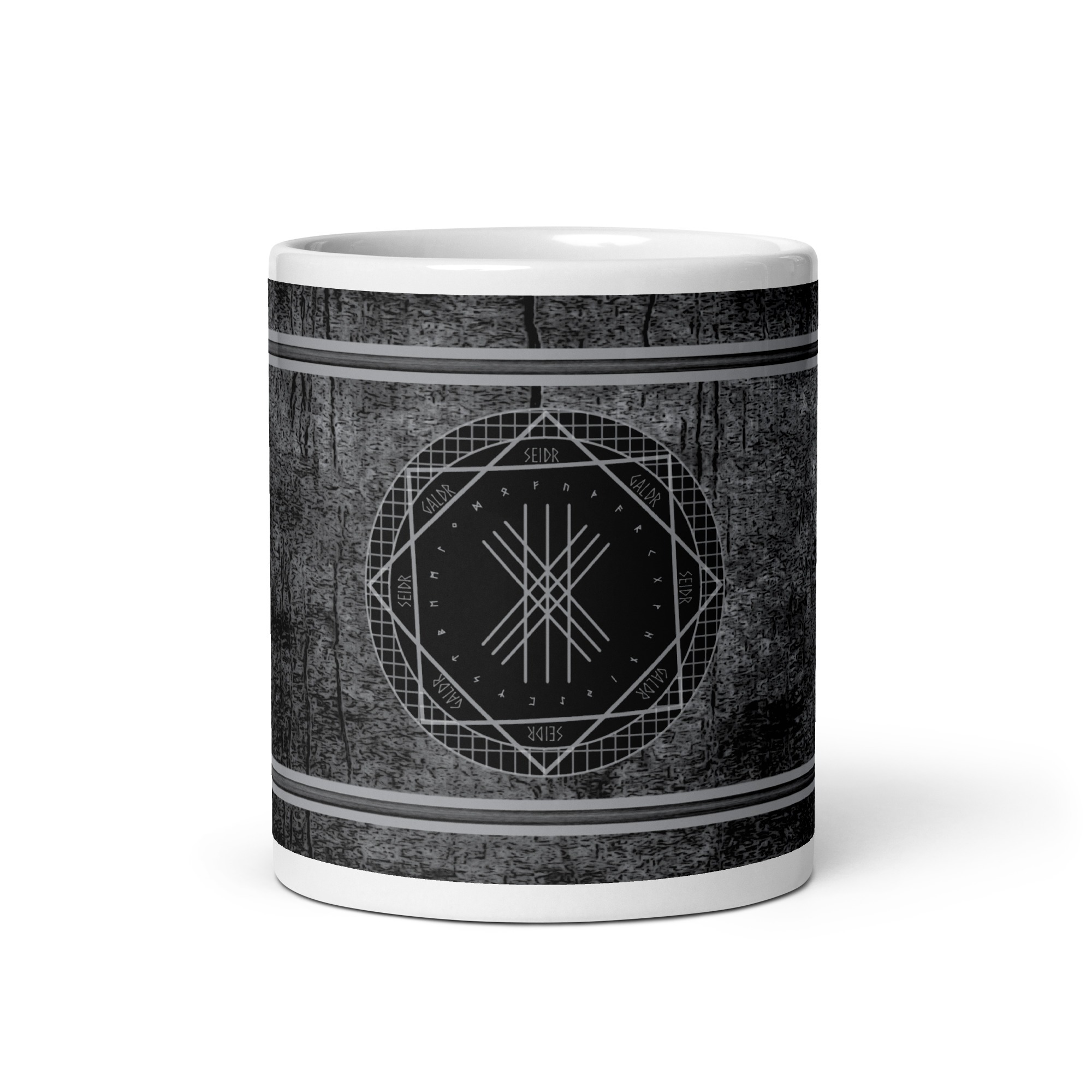 Seidr Galdr Web of Wyrd Coffee Mug by Wayuką́