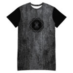 Seidr Galdr Web of Wyrd T-shirt Dress by Wayuką́