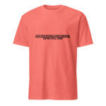 Eastern Woodlands Indians We're Still Here Coral Silk Unisex T-shirt by Wayuką́