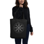 Aegishjalmr Runes Eco Tote Bag by Wayuką́