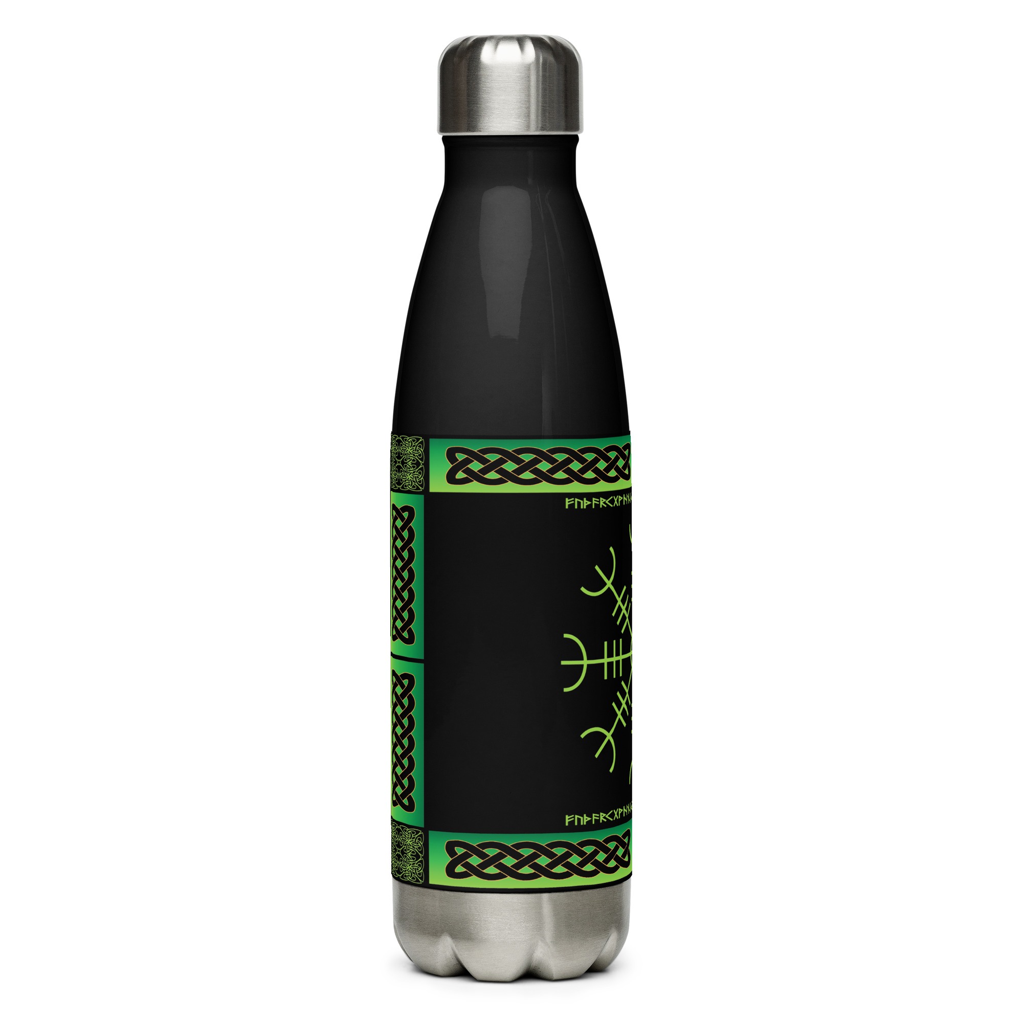 Celtic Aegishjalmr Water Bottle by Wayuką́