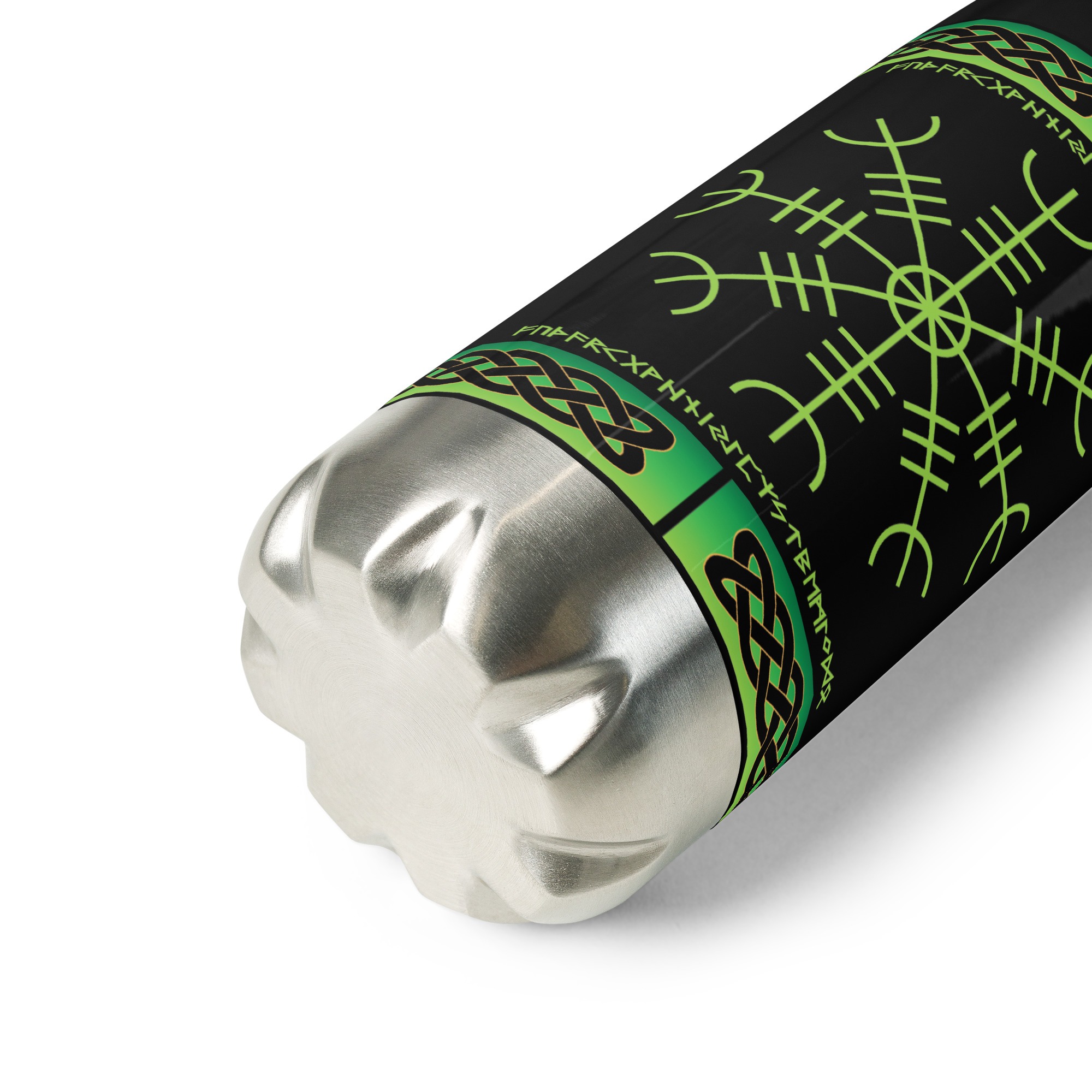 Celtic Aegishjalmr Water Bottle by Wayuką́