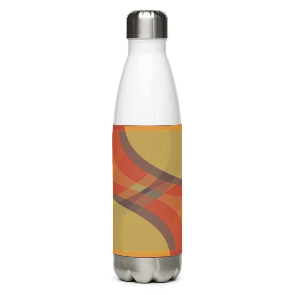 Dissolution Stainless Steel Water Bottle by Wayuką́