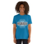 Honor Ancestors Stay Rooted Sapphire Unisex T-shirt by Wayuką́