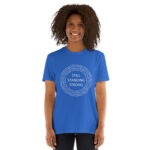 Still Standing Strong Royal Unisex T-shirt by Wayuką́