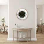 Celtic Runes 3 Wooden Wall Clock by Wayuką́
