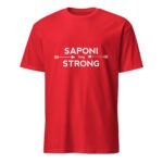 Saponi Strong Arrows Red Unisex T-shirt by Wayuką́