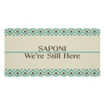 Saponi We're Still Here Desk Mat by Wayuką́