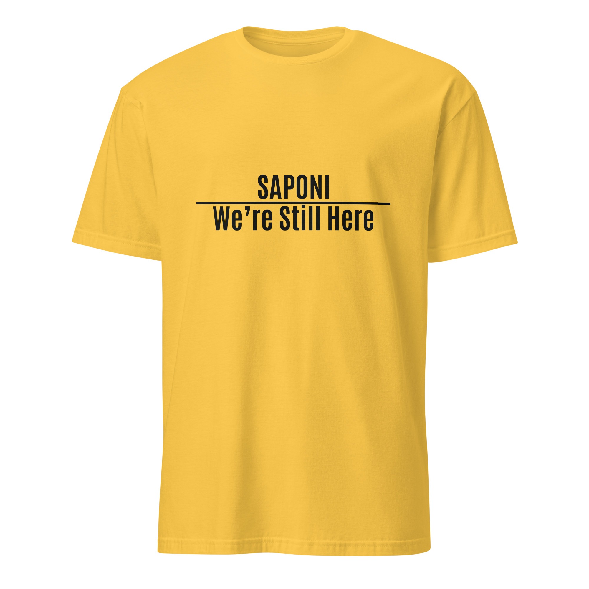 Saponi We're Still Here Daisy Unisex T-shirt by Wayuką́
