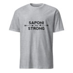 Saponi Strong Arrows Sport Grey Unisex T-shirt by Wayuką́