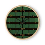 Celtic Runes 1 Wooden Wall Clock by Wayuką́